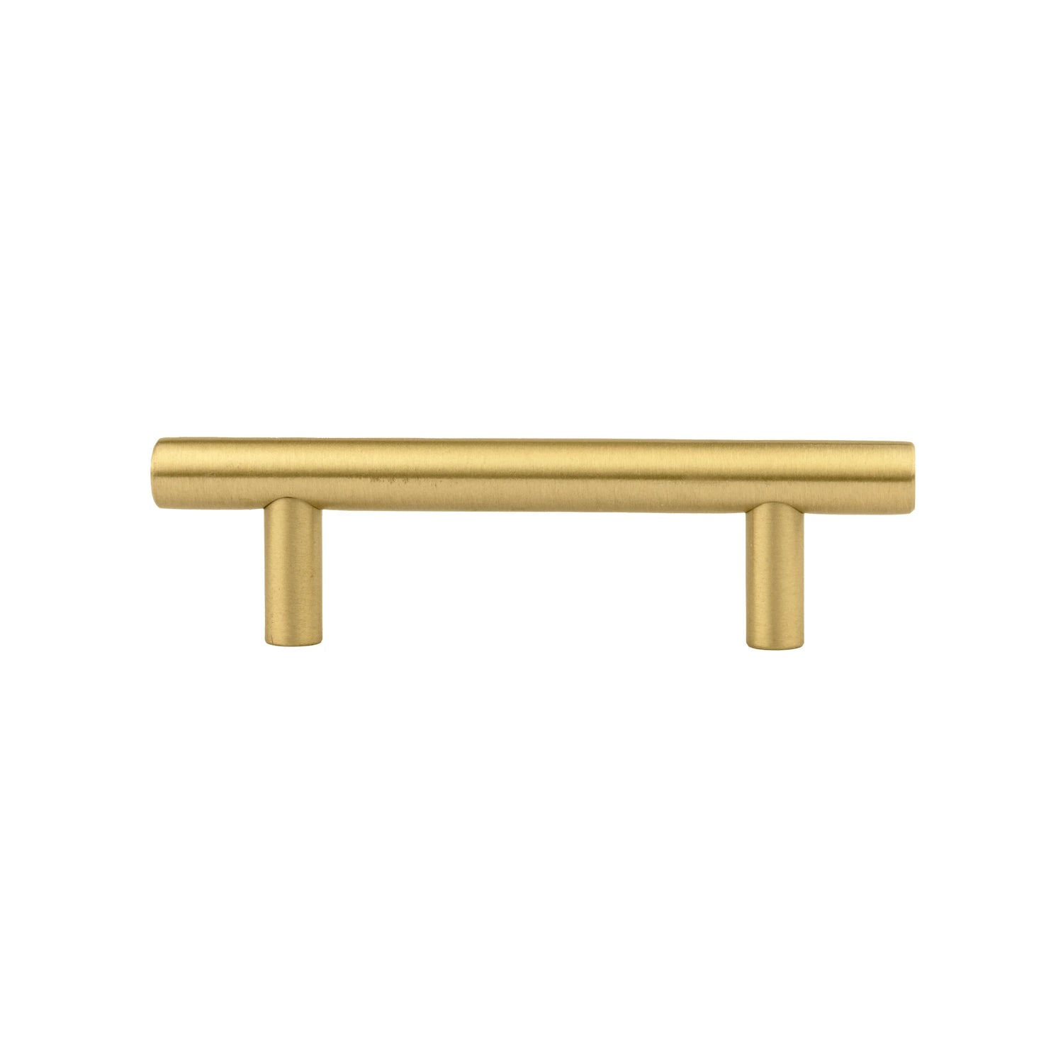 Cabinet pull handle, solid brass, brushed gold finish, Mantara, Sydney Handle, B-0080, ideal for wardrobes and kitchens.