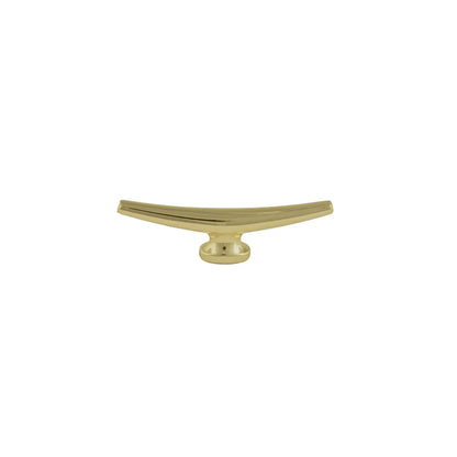 The Mantara B-0045 Palladian Handle is a modern brushed brass handle in gold, perfect for kitchens, cupboards, drawers, and wardrobes.