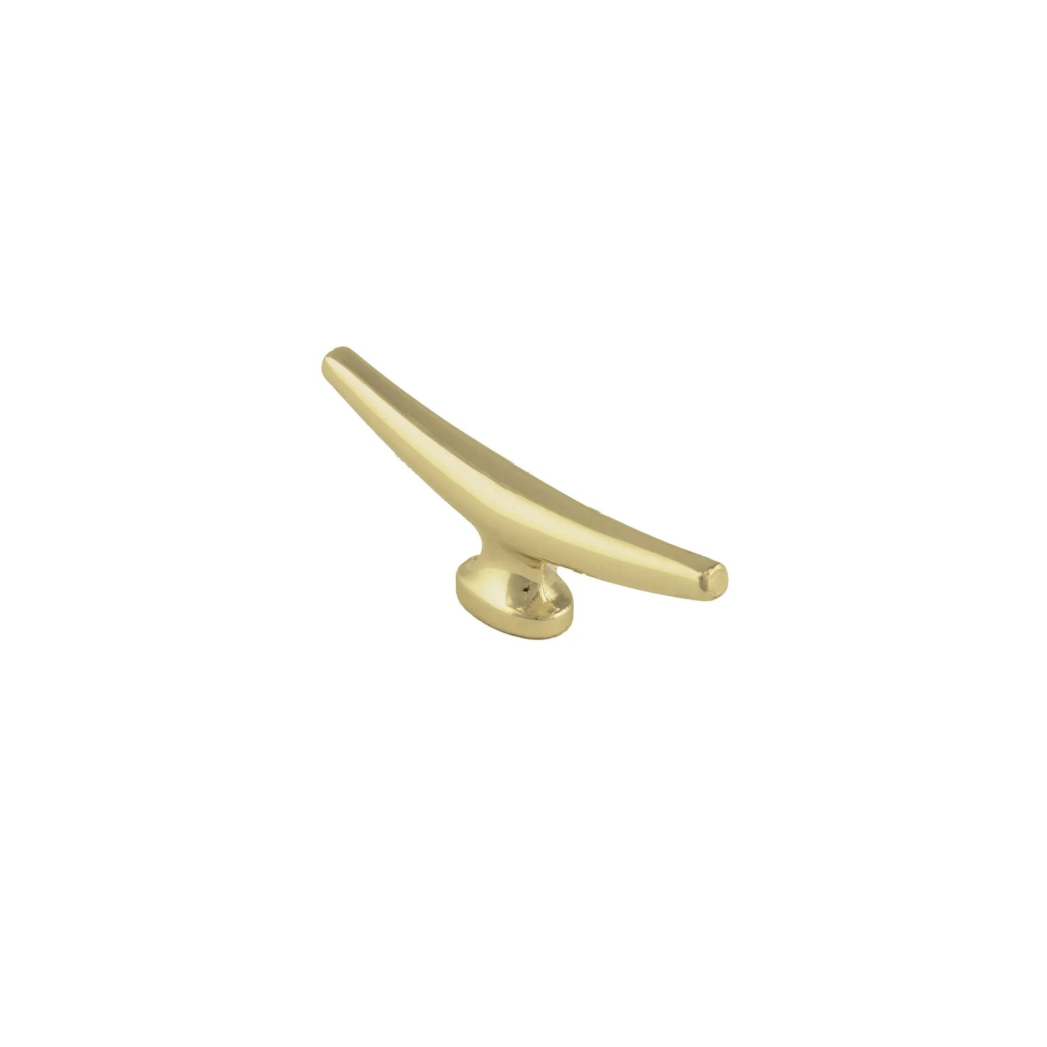 The Mantara B-0045 Palladian Handle is a modern brushed brass handle in gold, perfect for kitchens, cupboards, drawers, and wardrobes.