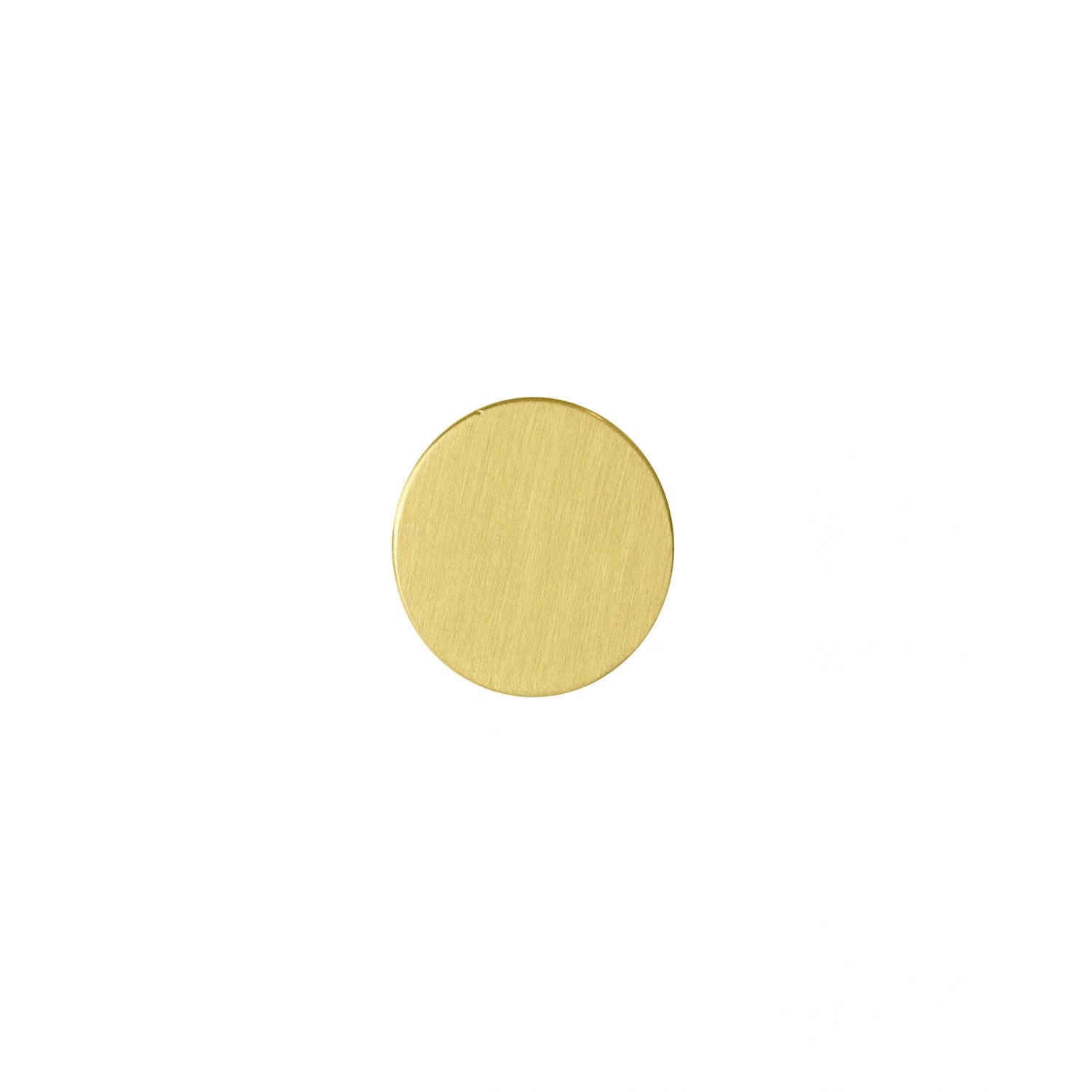 Mantara Regal Gold Knob B-0004 in brass, brushed finish, gold Ideal for furniture, cabinets, and doors.