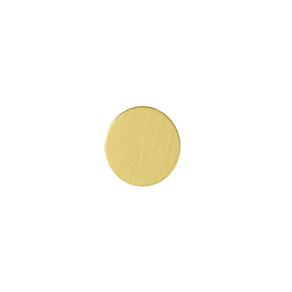 Mantara Regal Gold Knob B-0004 in brass, brushed finish, gold Ideal for furniture, cabinets, and doors.