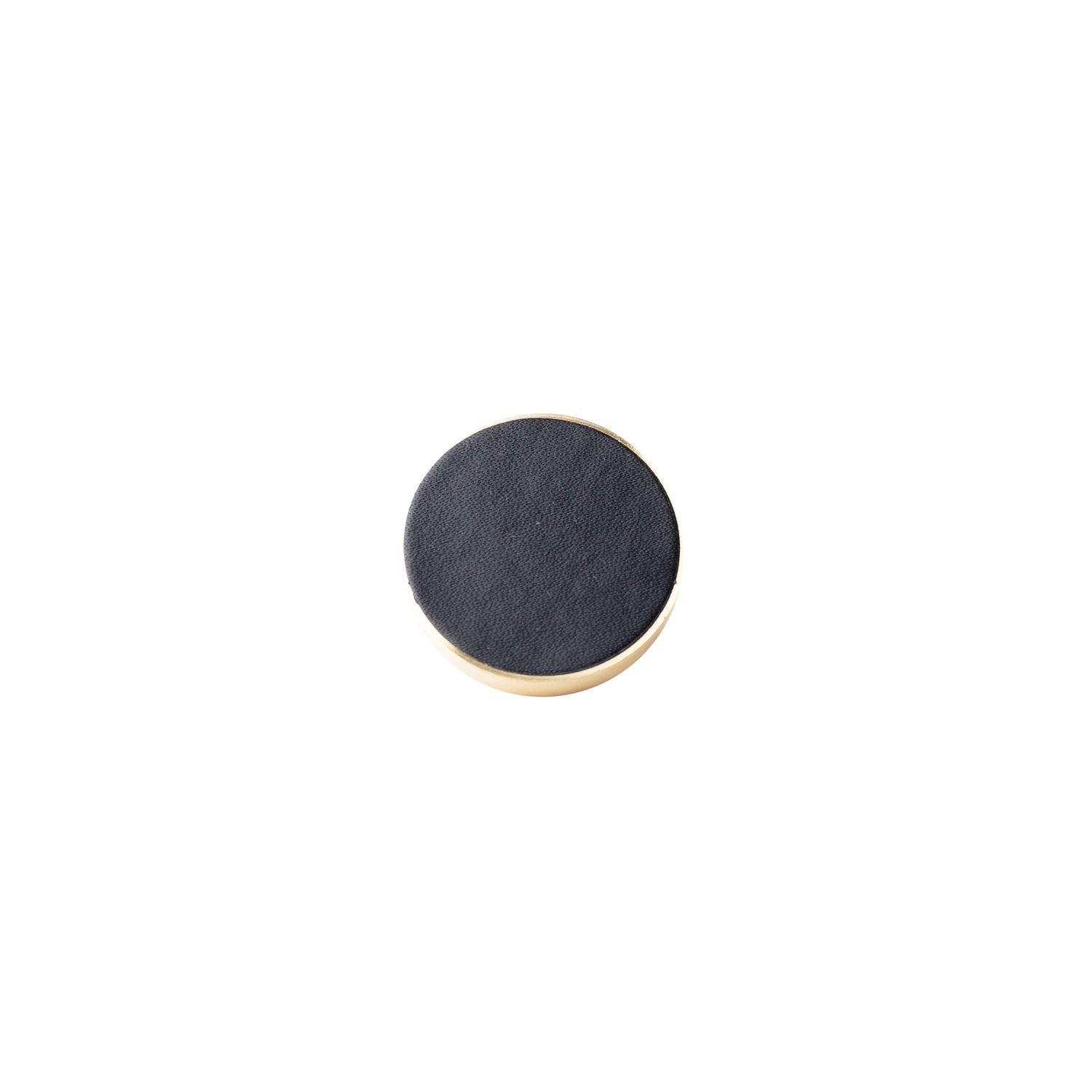 Obsidian Knob Knob 22mm / Black / Leather - M A N T A R A