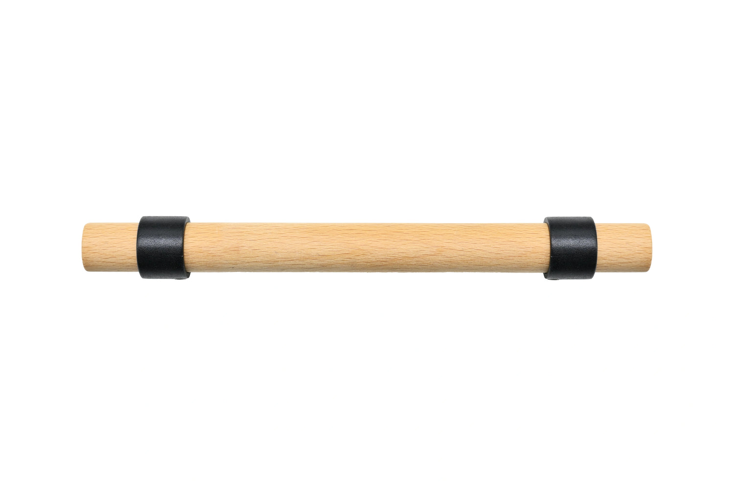 Mantara Walden Handle W-0035 is a modern zinc alloy and beech wood handle in  black ideal for kitchen and dresser drawers.