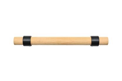 Mantara Walden Handle W-0035 is a modern zinc alloy and beech wood handle in  black ideal for kitchen and dresser drawers.