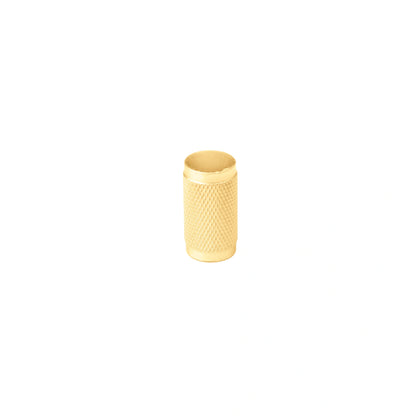 Mantara Pisa Knob B-0060 is a modern brushed brass handle in gold, ideal for wardrobes, cabinets, and main doors.