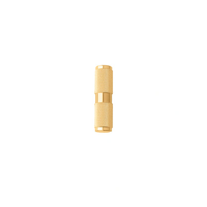 Mantara Pisa Knob B-0060 is a modern brushed brass handle in gold, ideal for wardrobes, cabinets, and main doors.