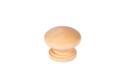 Mantara Alvara Knob W-0044 is a modern beech wood knob, ideal for kitchen drawers, dresser drawers.