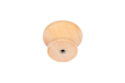 Mantara Alvara Knob W-0044 is a modern beech wood knob, ideal for kitchen drawers, dresser drawers.