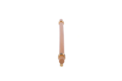 Mantara Aranya Handle W-0053 polished beech wood handle for kitchen and dresser drawers, modern design, pack of 1.