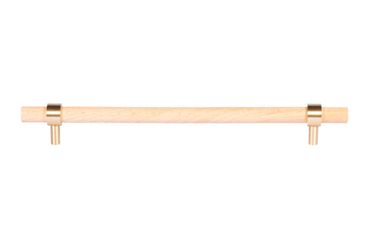 Mantara Aranya Handle W-0053 is a modern beech wood handle, ideal for kitchen drawers, dresser drawers.