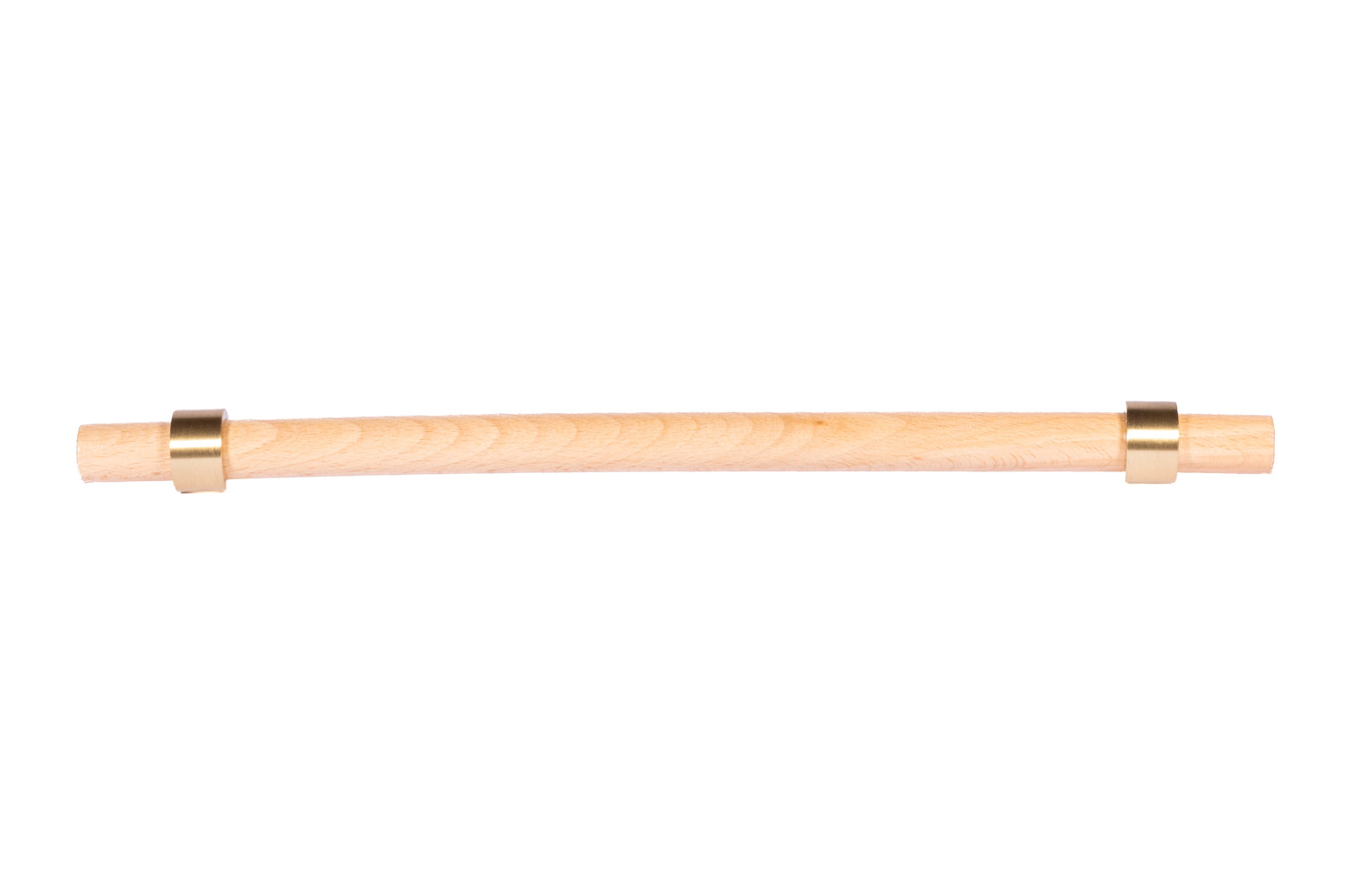 Mantara Aranya Handle W-0053 polished beech wood handle for kitchen and dresser drawers, modern design, pack of 1.