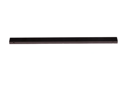 Drawer pull handle, Wood+aluminium, brown brushed finish, Mantara, Esha Handle W-0016, perfect for kitchen drawers and dressers