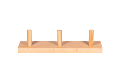 Mantara Drift Hook W-0057 is a modern beech wood hook with brushed finish, ideal for kitchen, bedroom, and other spaces.
