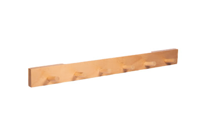 Mantara Drift Hook W-0057 is a modern beech wood hook with brushed finish, ideal for kitchen, bedroom, and other spaces.