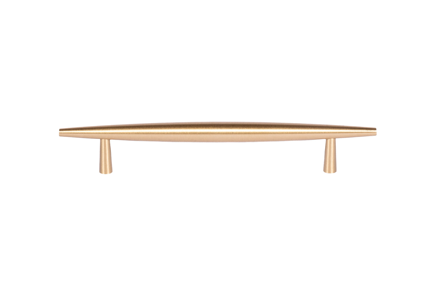 Mantara Gilded T Bar Handle B-0072 is a modern brass handle in brushed gold, ideal for wardrobes, doors, and kitchens.