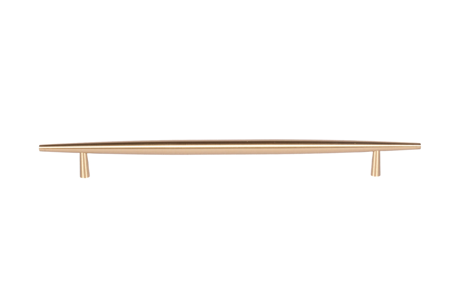 Mantara Gilded T Bar Handle B-0072 is a modern brass handle in brushed gold, ideal for wardrobes, doors, and kitchens.