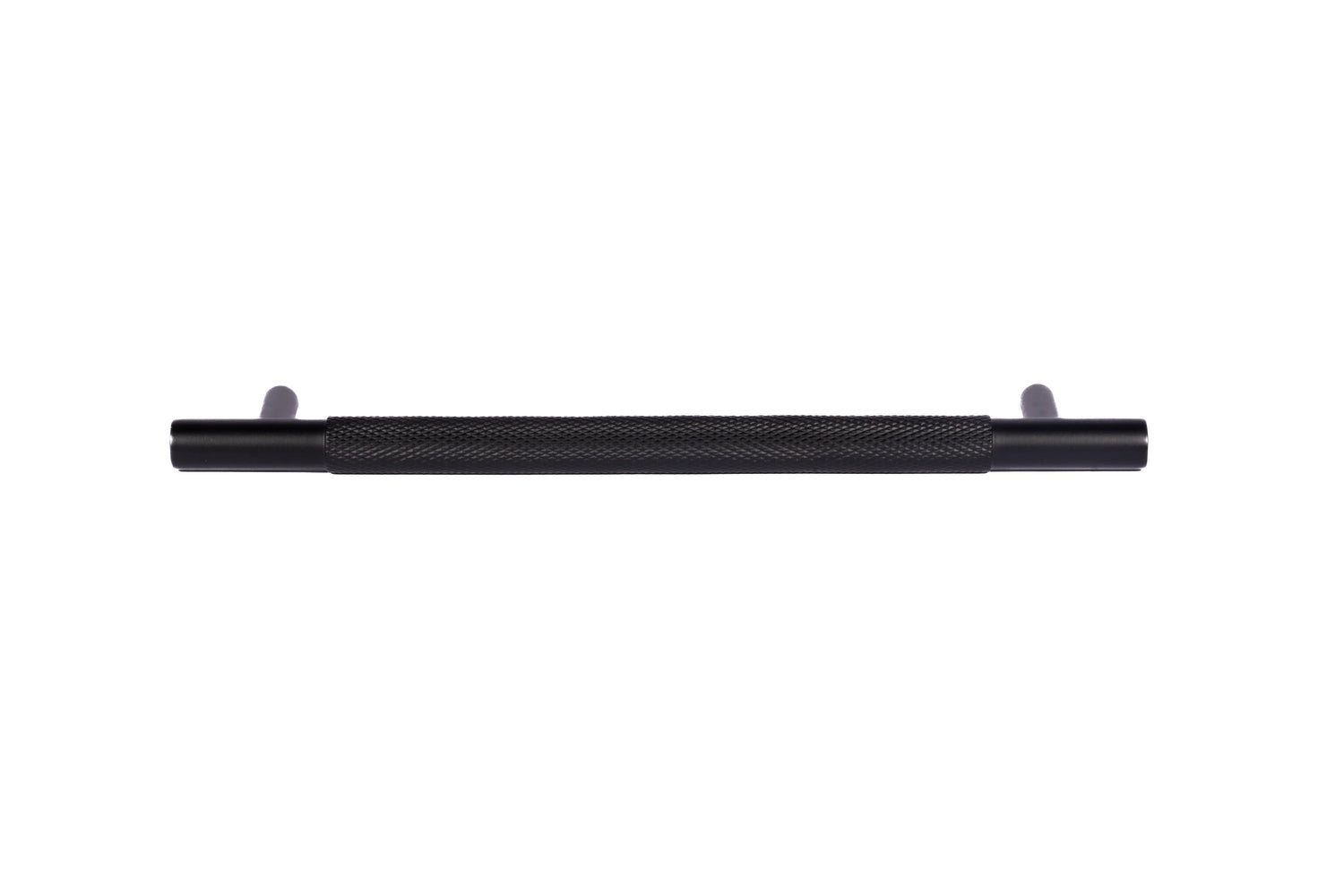 Mantara Enigma Handle B-0061 is a modern brushed brass handle in black, ideal for cupboards and drawers.