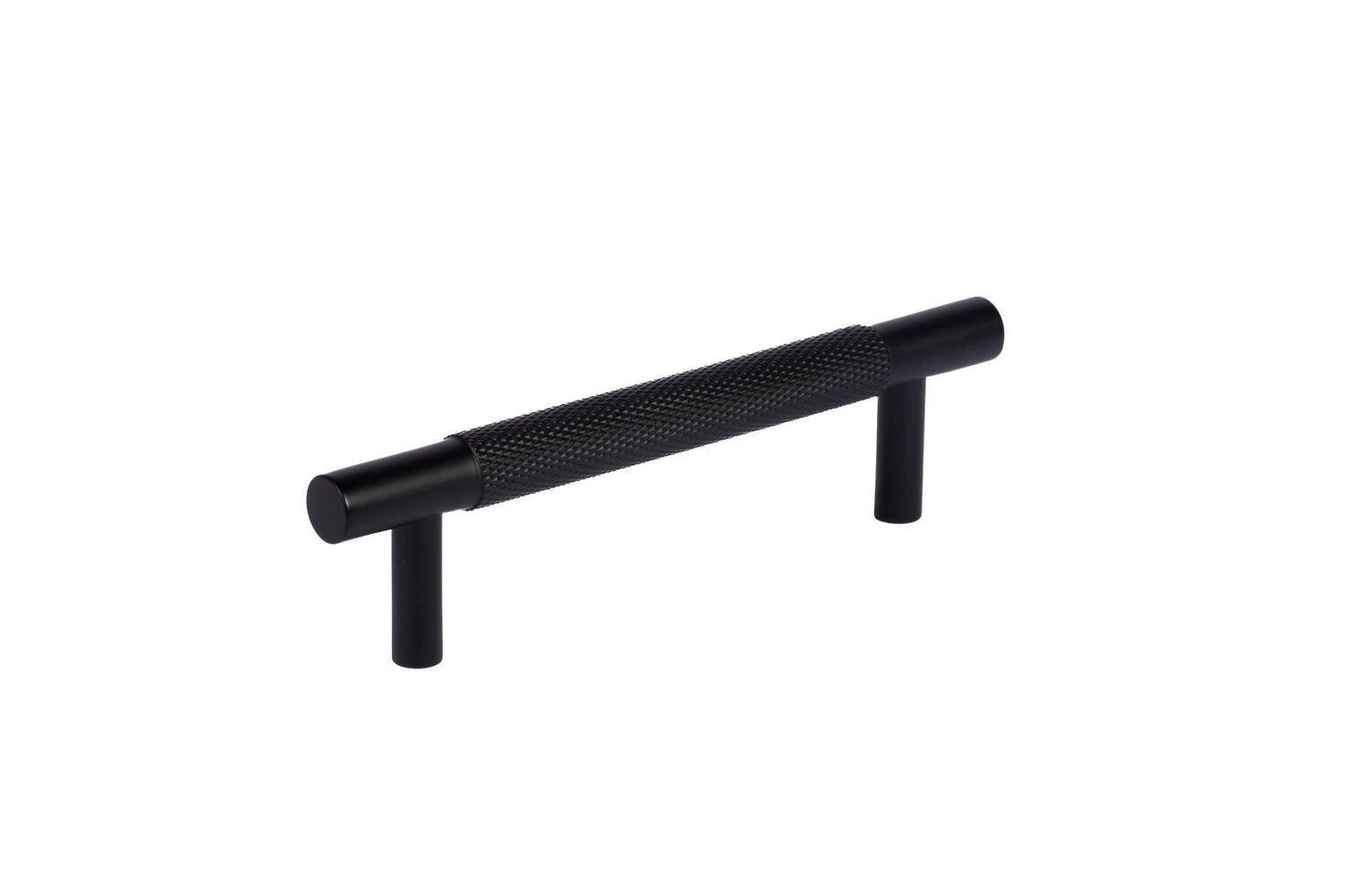 Mantara Enigma Handle B-0061 is a modern brushed brass handle in black, ideal for cupboards and drawers.