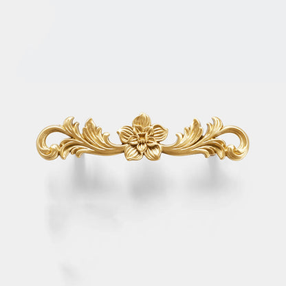 Daffodil Knob Handles / furniture/ door handles/ main door handles/ / Gold / Brass - M A N T A R A