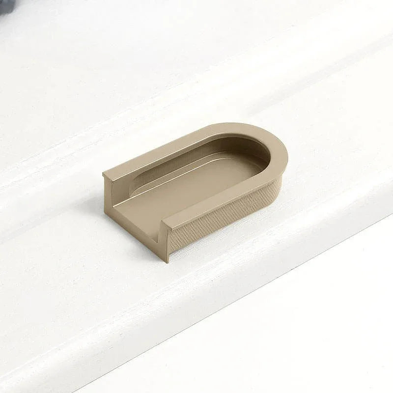 Norvia Handle AL-0026 aluminium alloy cabinet handle, brushed finish, sizes 64mm 110mm, black white green brown beige grey, for drawers &amp; wardrobes by Mantara