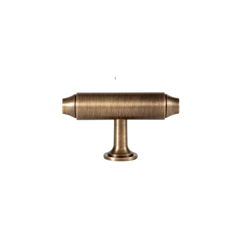 Braven Handle B-0128 brushed bronze brass furniture knob and handle, sizes 66mm 148mm 182mm, for kitchen drawers &amp; wardrobe shutters by Mantara