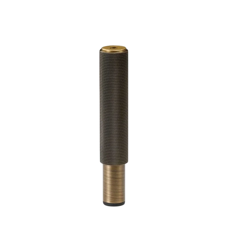 Mantara Caldor Wardrobe Legs SKU LGS-001 are modern brass legs in brushed bronze and gold finish for cabinets and drawers.
