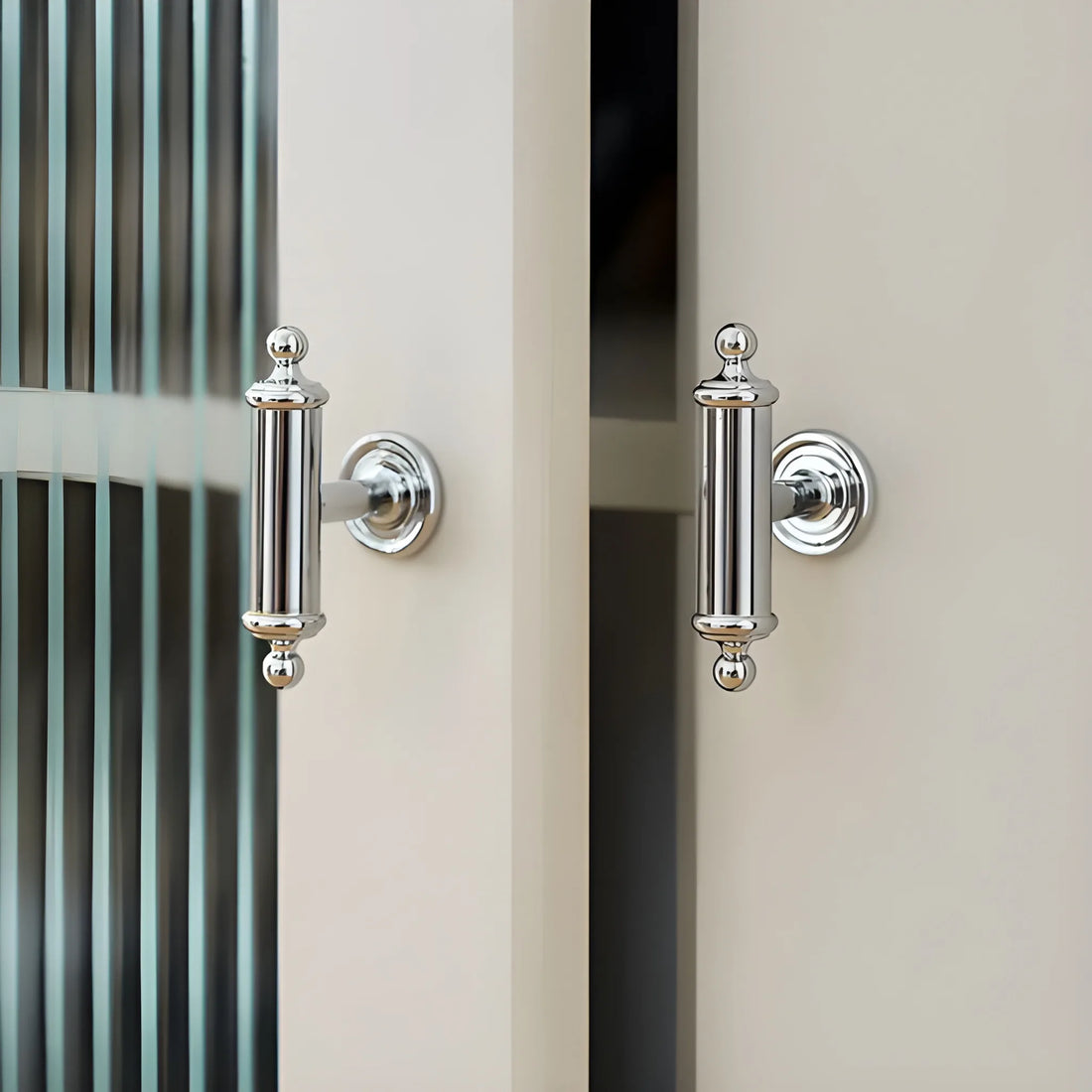 Drexen Handle B-0134 chrome brushed brass drawer handle, sizes 62mm to 375mm, ideal for cabinets, dressers &amp; wardrobe units by Mantara