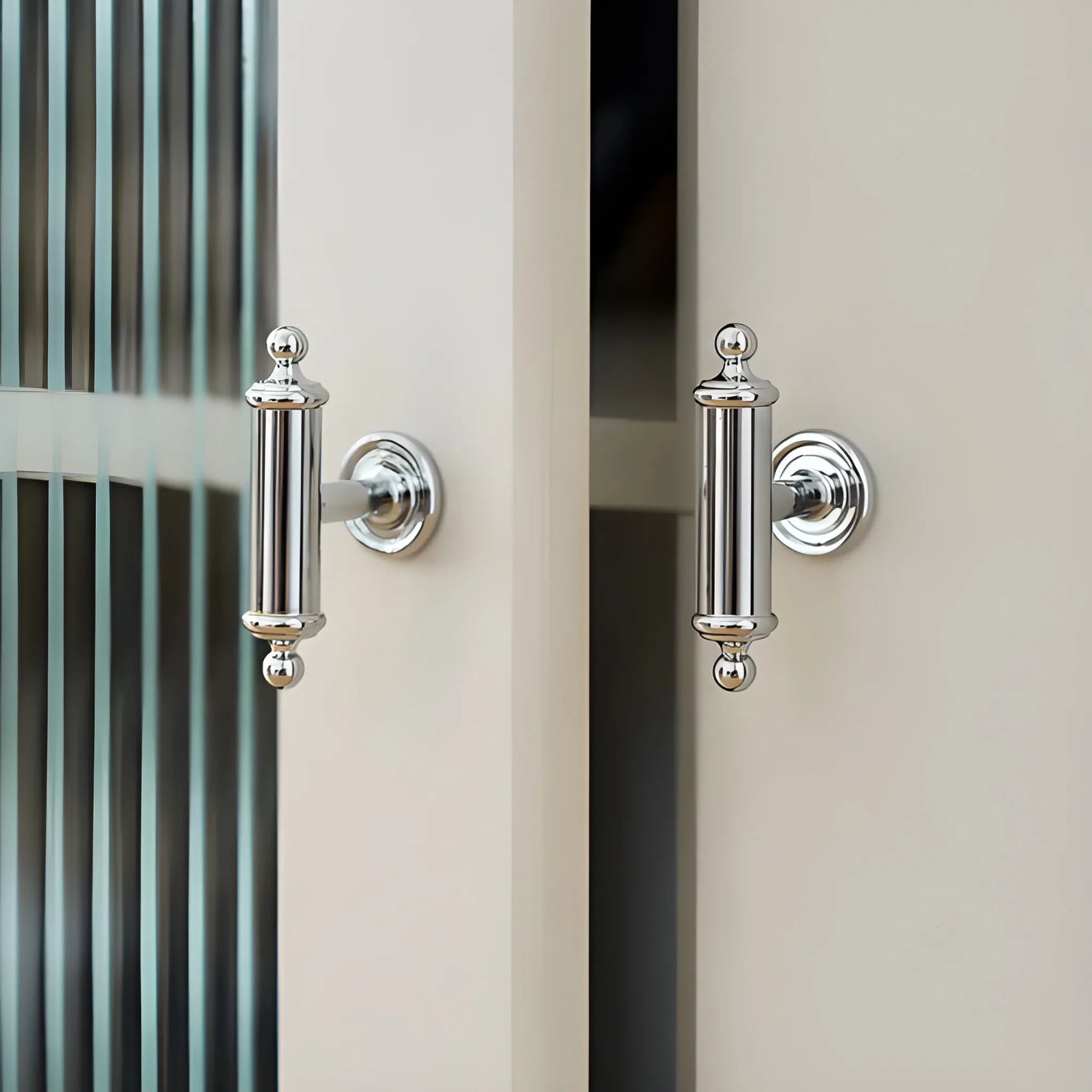 Drexen Handle B-0134 chrome brushed brass drawer handle, sizes 62mm to 375mm, ideal for cabinets, dressers &amp; wardrobe units by Mantara