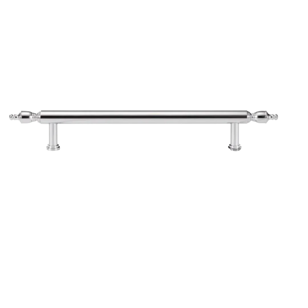 Victoria Handle B-0070 polished brass furniture handle, sizes 172mm 203mm 235mm 332mm 432mm, gold and silver, ideal for doors, cabinets &amp; wardrobes by Mantara