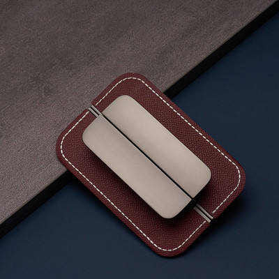 Geometry Leather Handle