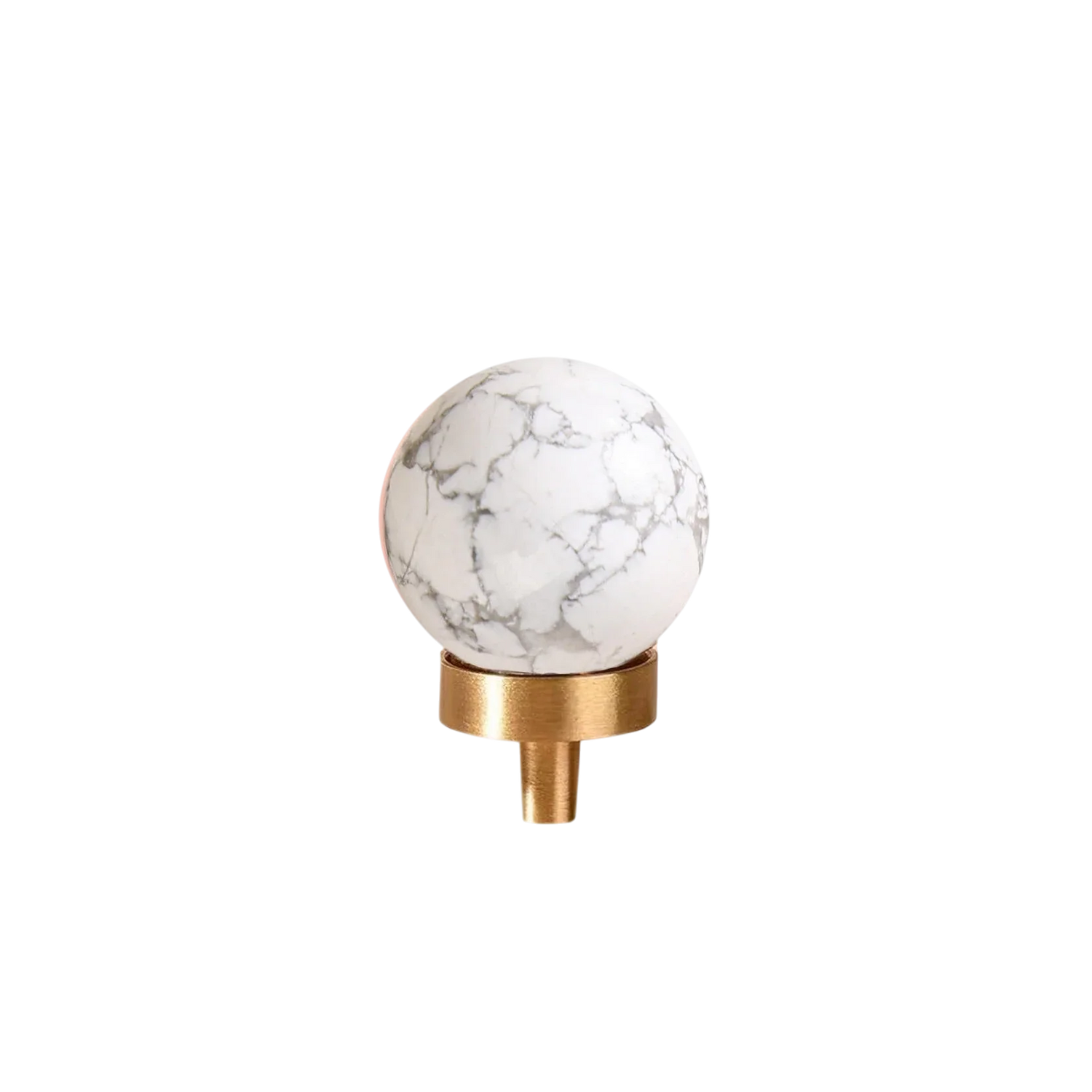 Elira Knob C-0031 crystal drawer knob, polished finish, 30mm, available in pink, white and turquoise, suitable for cabinets &amp; wardrobes by Mantara