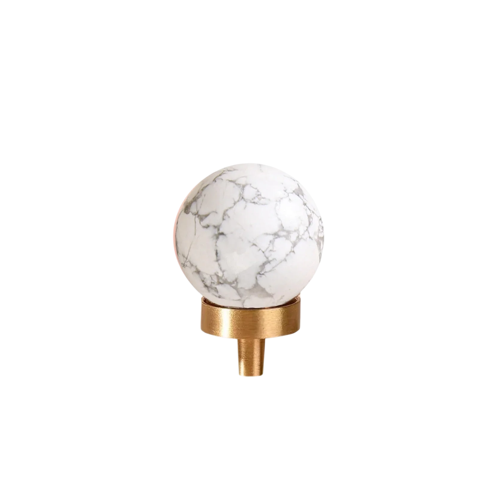 Elira Knob C-0031 crystal drawer knob, polished finish, 30mm, available in pink, white and turquoise, suitable for cabinets &amp; wardrobes by Mantara