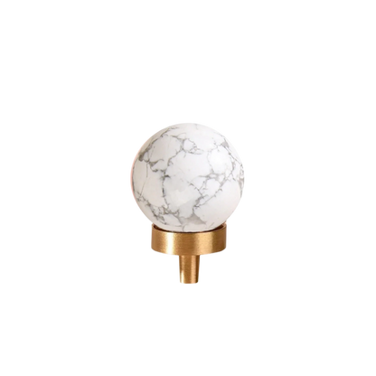 Elira Knob C-0031 crystal drawer knob, polished finish, 30mm, available in pink, white and turquoise, suitable for cabinets &amp; wardrobes by Mantara