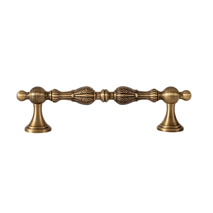 Tarin Handle B-0162 modern brass cabinet handle set, bronze brushed finish, multiple sizes 67mm to 200mm, ideal for kitchen drawers &amp; wardrobes by Mantara