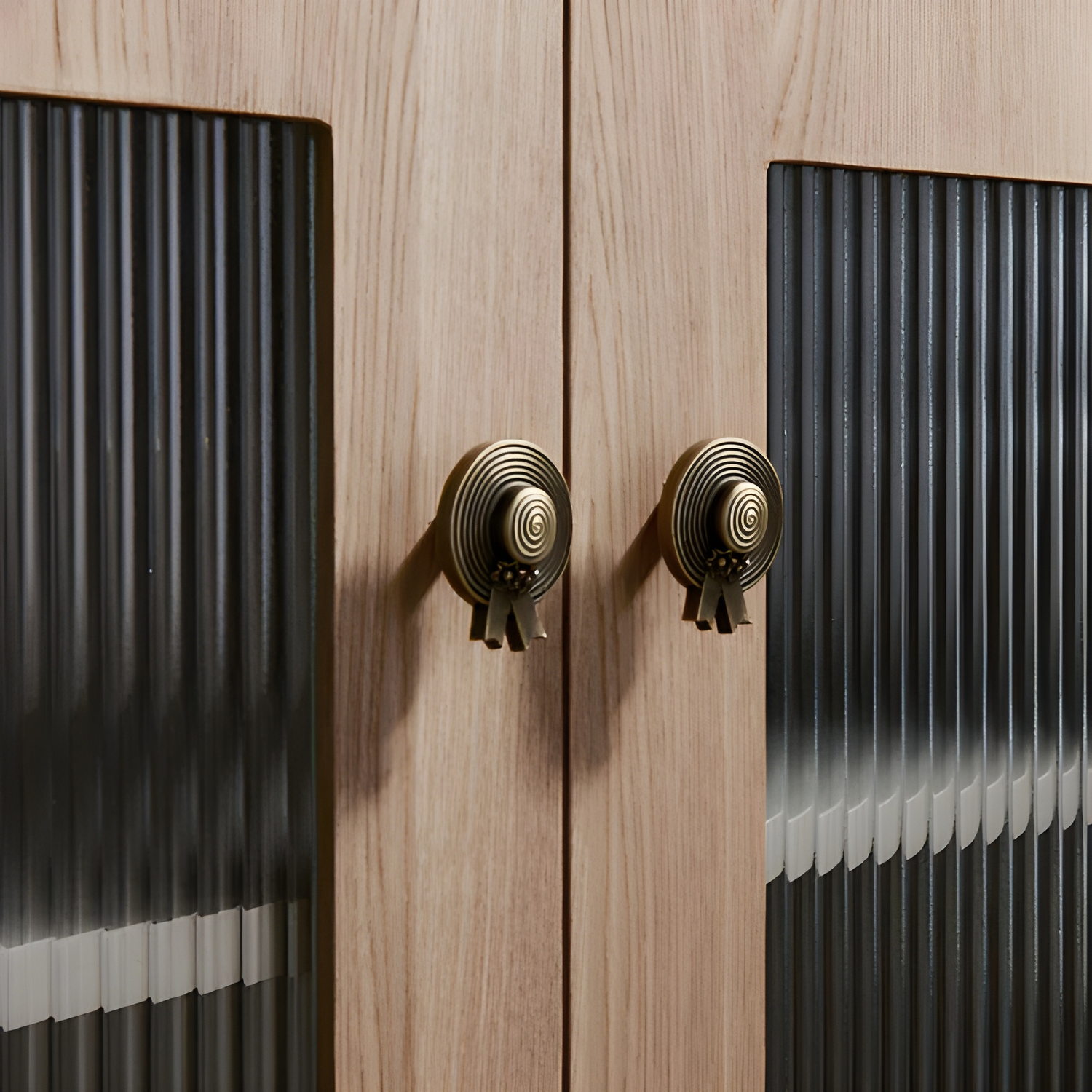 Orlin knob B-0143 solid brass cabinet knob, bronze brushed finish, size 50mm, for kitchen drawers &amp; wardrobes by Mantara