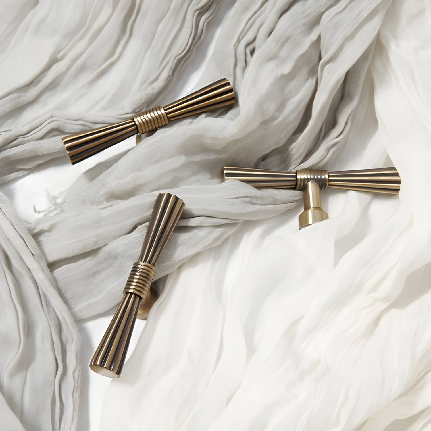 Velar Handle B-0145 bronze brushed brass cabinet knob, 75mm size, perfect for drawers, dressers &amp; wardrobe doors by Mantara