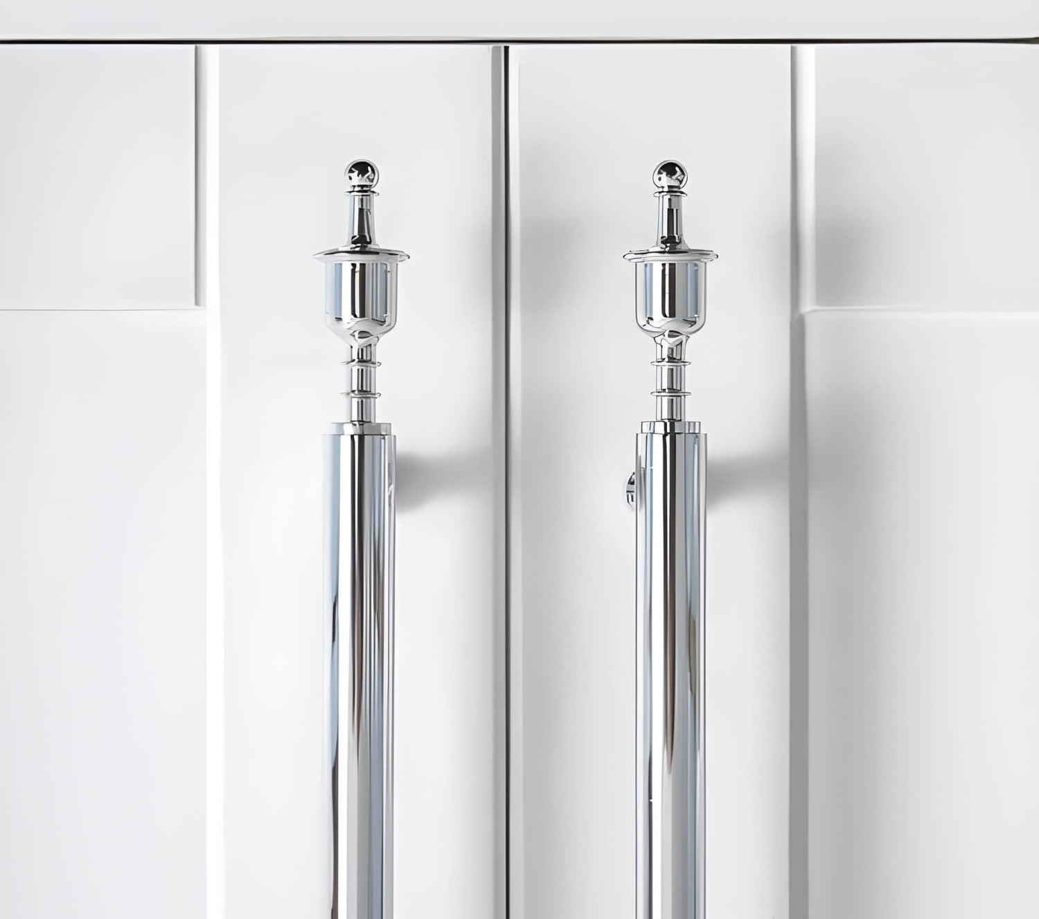 Victoria Handle B-0070 polished brass furniture handle, sizes 172mm 203mm 235mm 332mm 432mm, gold and silver, ideal for doors, cabinets &amp; wardrobes by Mantara
