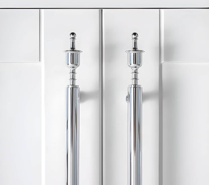 Victoria Handle B-0070 polished brass furniture handle, sizes 172mm 203mm 235mm 332mm 432mm, gold and silver, ideal for doors, cabinets &amp; wardrobes by Mantara