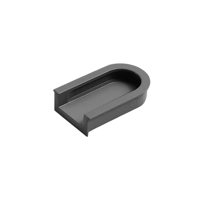 Norvia Handle AL-0026 aluminium alloy cabinet handle, brushed finish, sizes 64mm 110mm, black white green brown beige grey, for drawers &amp; wardrobes by Mantara