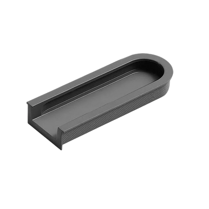 Norvia Handle AL-0026 aluminium alloy cabinet handle, brushed finish, sizes 64mm 110mm, black white green brown beige grey, for drawers &amp; wardrobes by Mantara