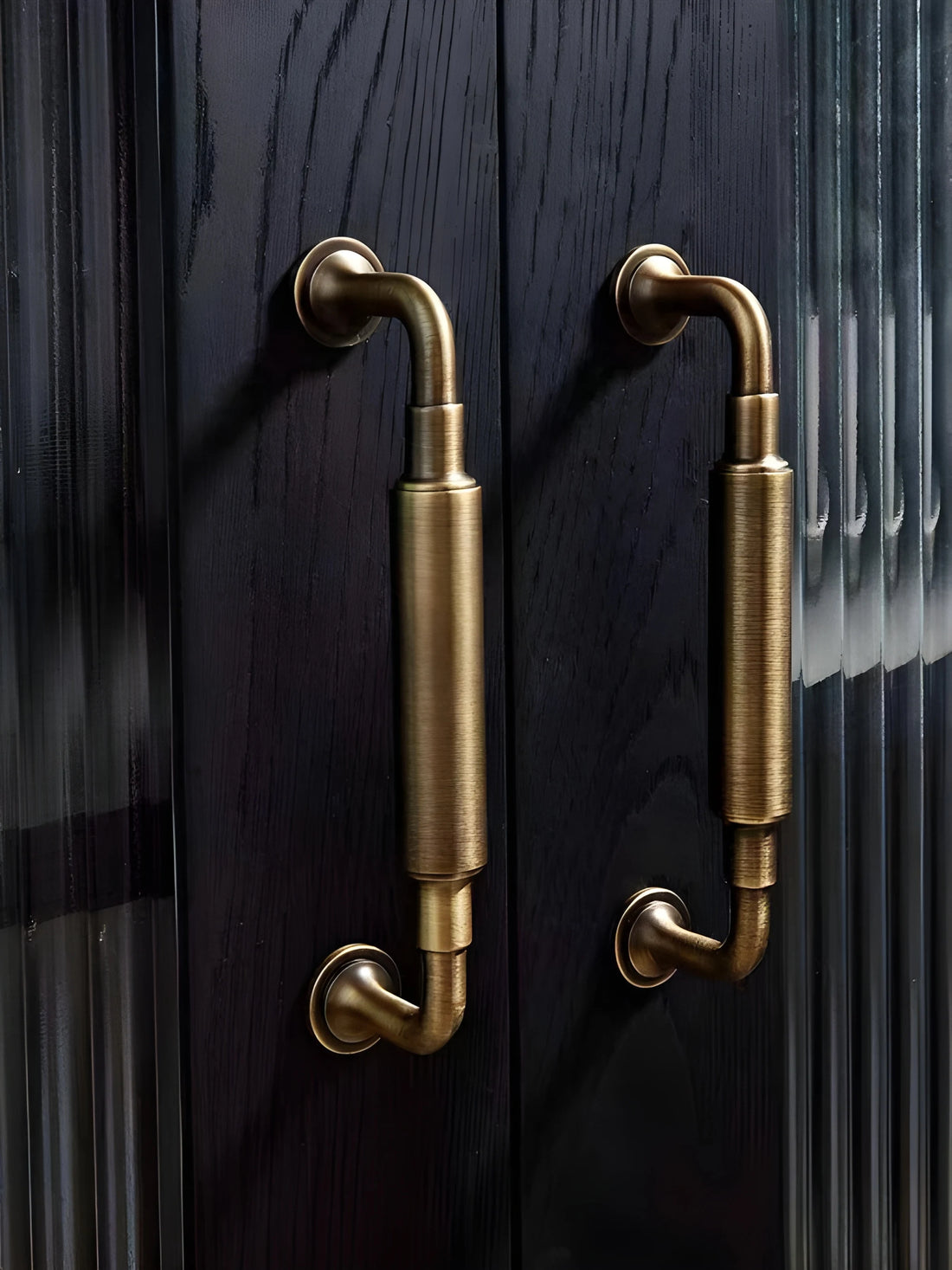 Braven Handle B-0128 brushed bronze brass furniture knob and handle, sizes 66mm 148mm 182mm, for kitchen drawers & wardrobe shutters by Mantara