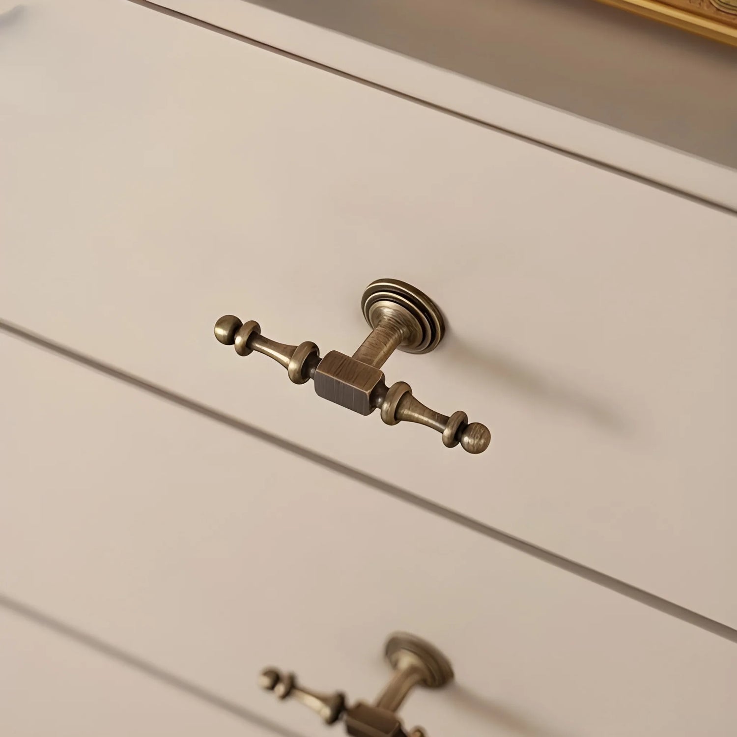 Cortex Handle B-0133 brass cabinet pull handle, bronze brushed finish, sizes 80mm 167mm 200mm 263mm 295mm, suitable for drawers &amp; wardrobes by Mantara