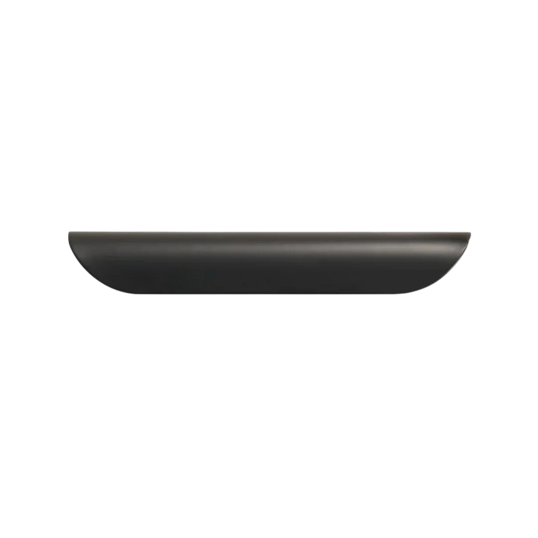 Mantara Veren Pull Handle SKU B-0161 is a modern brass handle in a brushed finish, ideal for kitchen drawers, dresser drawers, wardrobes, cabinets, and cupboards.