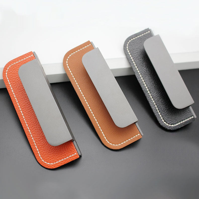 Geometry Leather Handle