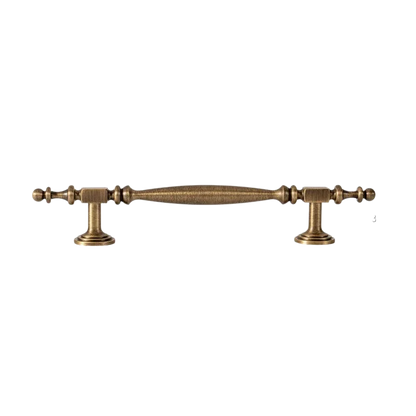 Cortex Handle B-0133 brass cabinet pull handle, bronze brushed finish, sizes 80mm 167mm 200mm 263mm 295mm, suitable for drawers &amp; wardrobes by Mantara