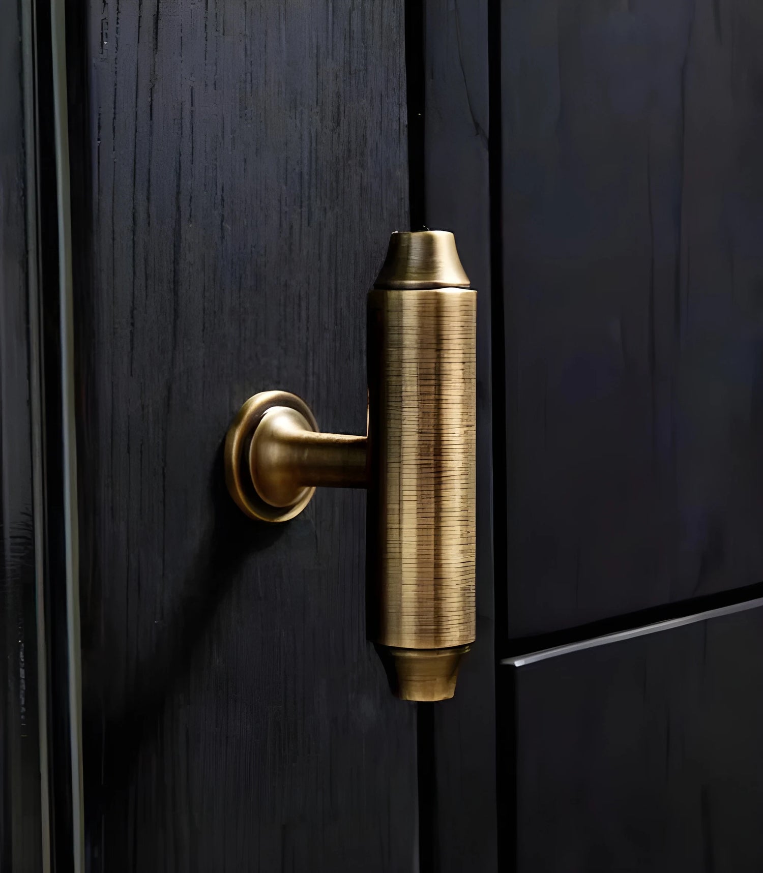 Braven Handle B-0128 brushed bronze brass furniture knob and handle, sizes 66mm 148mm 182mm, for kitchen drawers &amp; wardrobe shutters by Mantara