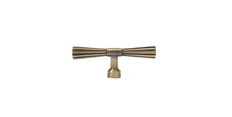 Velar Handle B-0145 bronze brushed brass cabinet knob, 75mm size, perfect for drawers, dressers &amp; wardrobe doors by Mantara