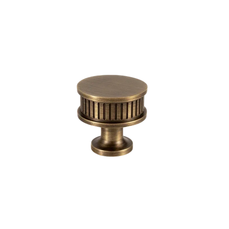 B-0136 solid brass cabinet knob &amp; pull handle, bronze brushed finish, sizes 30mm 123mm 156mm 219mm, for kitchen drawers &amp; wardrobes by Mantara