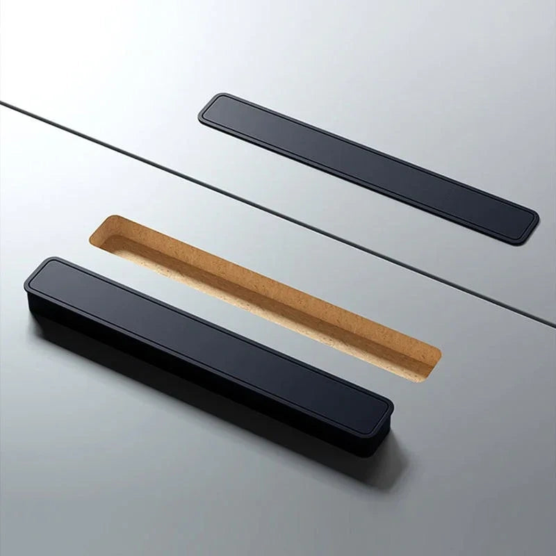 Mantara Nareva Pull Handle Z-0044 matte zinc handle for kitchen and dresser drawers, modern design, pack of 1.