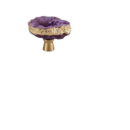 Ameli pull knob C-0030 crystal drawer knob, 35mm, available in white, purple, green and blue, suitable for cabinets &amp; wardrobe doors by Mantara